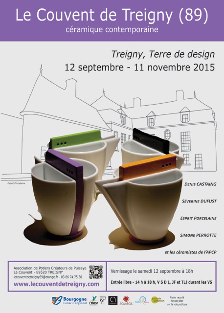 Esprit Porcelaine au couvent de Treigny, terre de design 12 septembre - 11 novembre 2015