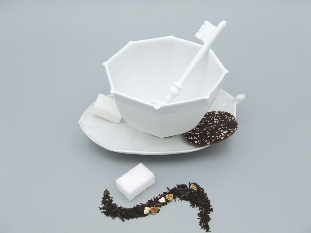 Infuseur à thé parapluie - Porcelaine des Pins